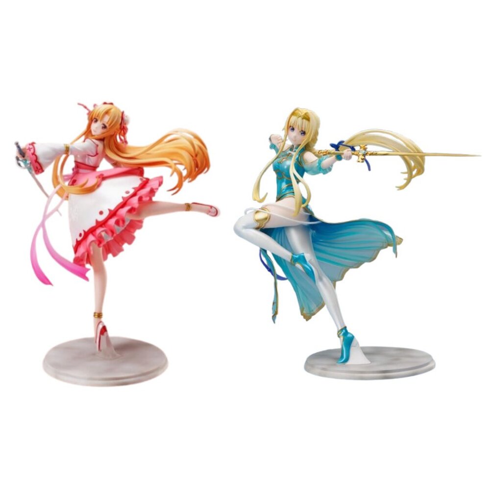 SAO Alicization War Of Underworld Furyu FNex Asuna&Alice China Dress Ver Figures